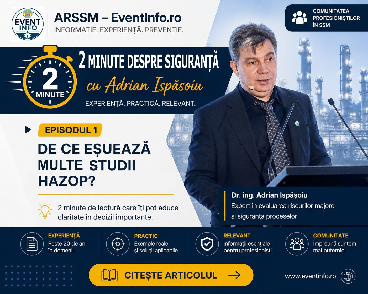 2 minute de sigutanta cu Adrian Ispășoiu - Episodul 1