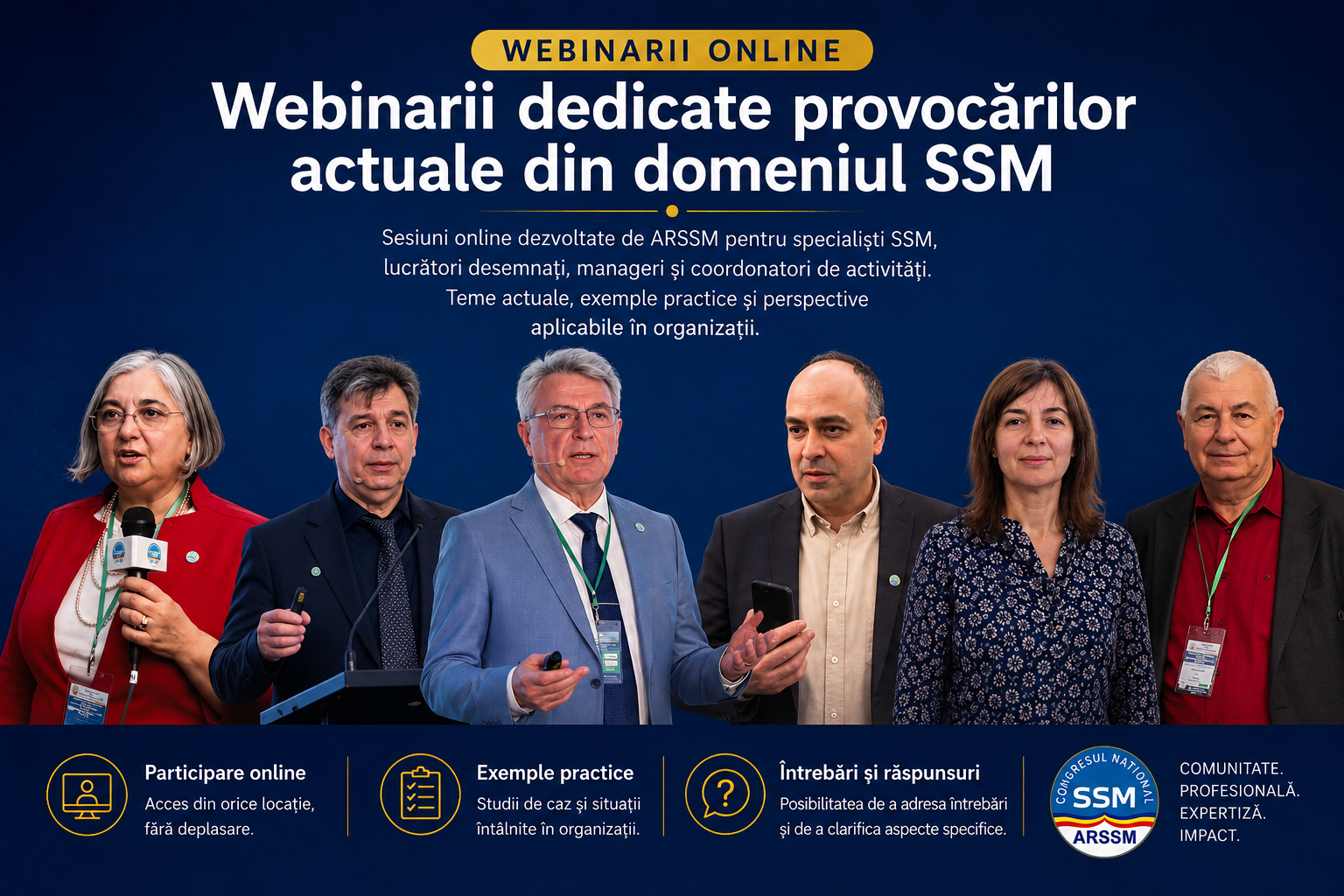 Webinarii online ARSSM